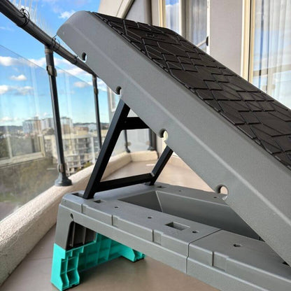 THE ALL-IN-ONE POWER DECK/WORKOUT BENCH