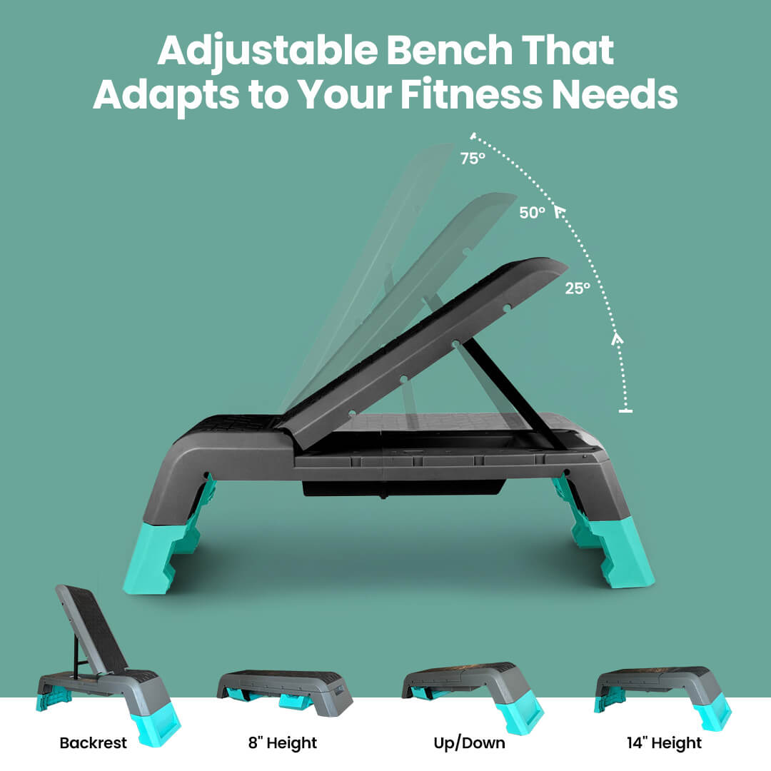 THE ALL-IN-ONE POWER DECK/WORKOUT BENCH
