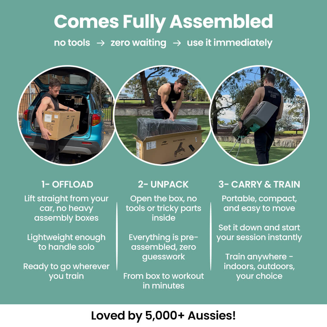 THE ALL-IN-ONE POWER DECK/WORKOUT BENCH